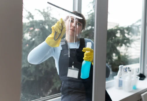 Nettoyage de vitres intérieures et extérieures à Saint-Martin-le-Gréard